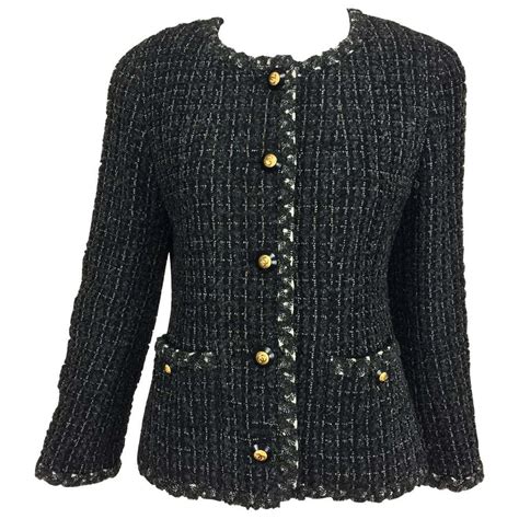 vintage chanel jacket ebay|Chanel tweed jacket outlet.